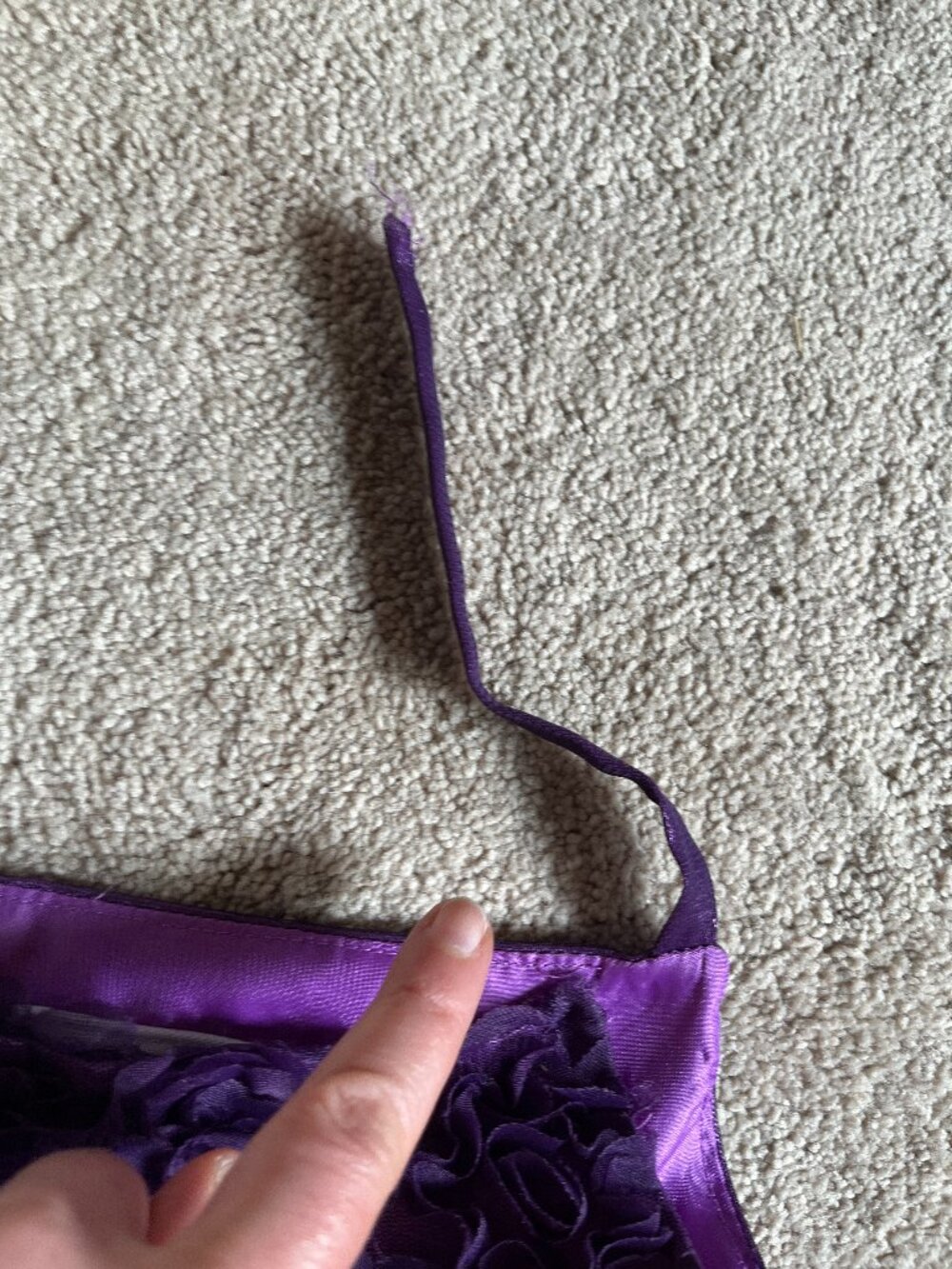 Bonnie Jean Purple Party Dress Size 6 - Picture 12 of 12